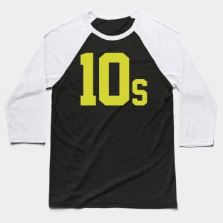 10s Tennis Player Logo by CoVA Tennis Baseball T-Shirt